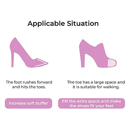 MAPPERZ Shoe Fillers for Women, Shoe Insoles for Women/Men,Shoe Inserts for Big Shoes,Shoe Pad Heel Pads for Women Shoes, Shoe Back Pads, Shoe Tightener Pads, Shoe Fitting pad Toe Filler