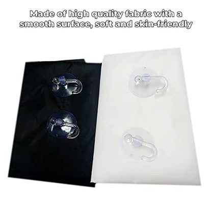 MAPPERZ Hair Cutting Sheet Apron Cape for Salon Use Hair Cloth Waterproof Cape (White)