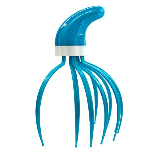 MAPPERZ 9 Claw Head Massager/Hand Held Manual Scalp Massager Head Scratcher for Stress Relax - Pack of 1