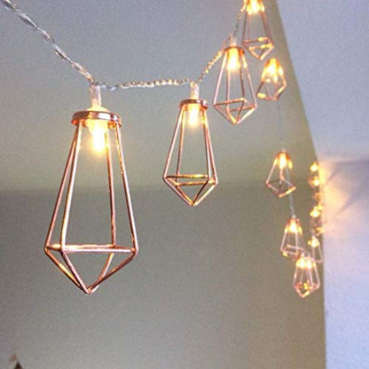 MAPPERZ Led Serial String Lights for Home Decore Copper Wire 12 Stars 138 led Lights for Birthday Festive Decore