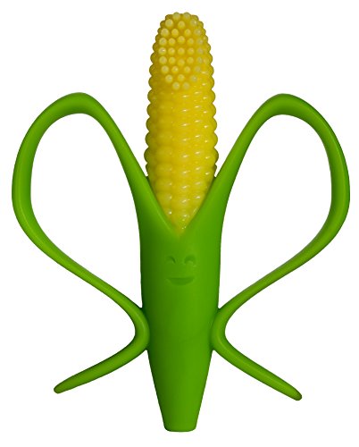MAPPERZ Baby Banana - Corn Cob Toothbrush, Training Teether Tooth Brush for Infant Baby and Toddler