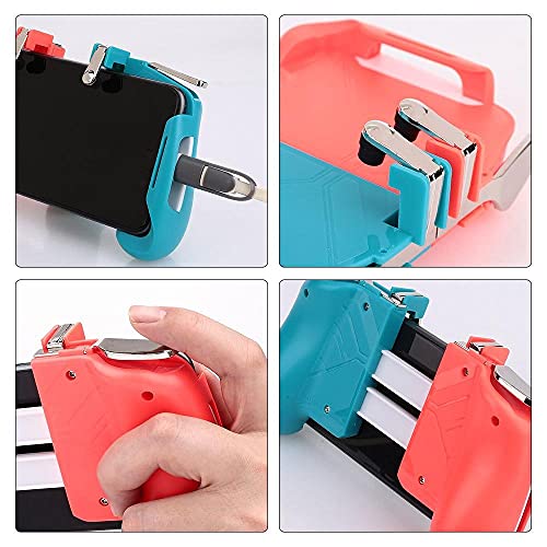 MAPPERZ GAME CNTROLLER PVC Mobile Game Controller PUBG Mobile Controller pubg Key Gaming Grip Gaming Joysticks Gamepad Trigger Control Cell Phone Game Pad Controller L1R1 Gaming Shooter (MULTICOLOR)