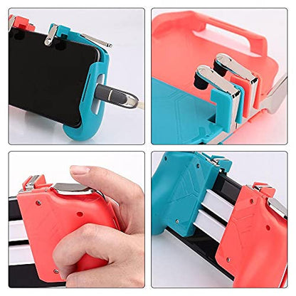 MAPPERZ GAME CNTROLLER PVC Mobile Game Controller PUBG Mobile Controller pubg Key Gaming Grip Gaming Joysticks Gamepad Trigger Control Cell Phone Game Pad Controller L1R1 Gaming Shooter (MULTICOLOR)