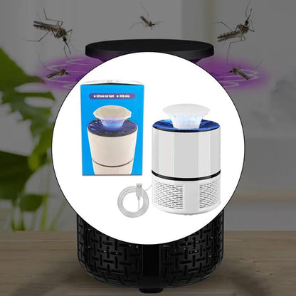 MAPPERZ Electronic Mosquito Killer Lamps Insect Bat Protection Killer Trap with Rechargeable Electric Fly Bugs Trap Bat for Home Bedroom Kitchen (Black)