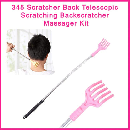 MAPPERZ Khujli Stick Plastic/Back Body Itch Scratcher Rod/Massage Stick Portable Extendable Telescopic Back Scratcher Hand Massage Tool - Pack of 1, Multicolor