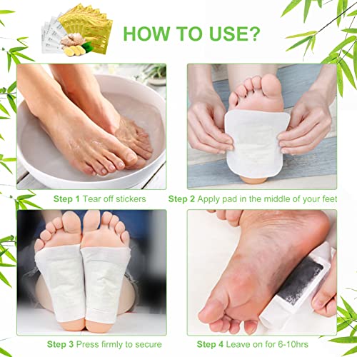 MAPPERZ Foot Pads, Foot Pads for Your Good Feet, Apply, Sleep & Feel Better, All Natural & Premium Ingredients for Best Combination & Results to Remove Toxicants