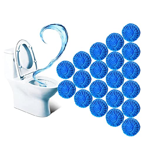 MAPPERZ Automatic Toilet Bowl Cleaner Flush Tank Tablets Stain Remover Bathroom(Color- Blue)
