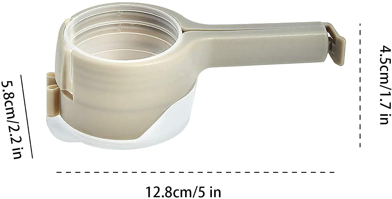 MAPPERZ Snack Food Sealing Clip / Seal Pour Food Storage Bag Clip Snack/ Food Sealing Clip / Food Storage Sealing Clips with Pour Spouts Moisture Sealing Clamp