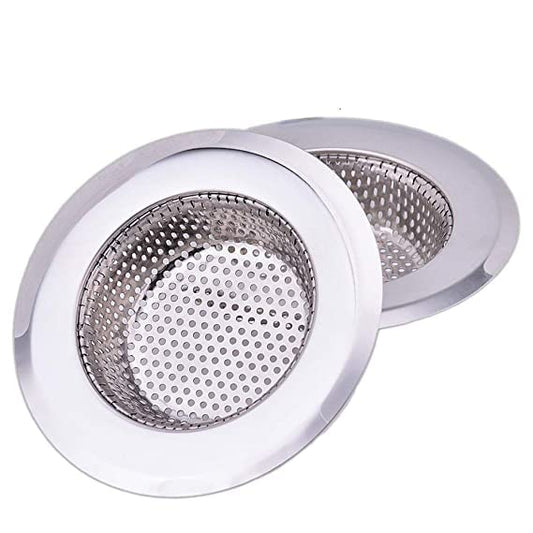 MAPPERZ Non Stick Stainless Steel Sink Strainer Kitchen Drain Basin Basket Filter Stopper Drainer/ Jali