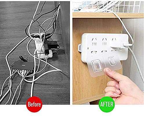 Mapperz Double-Sided Adhesive Wall Hooks- Wall-Sticking Hooks Without Punching and Nails, Waterproof and Oil-Proof, Heavy-Duty Self-Adhesive Hooks for Bathroom and Kitchen