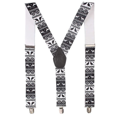 MAPPERZ Clips Suspender 3 Clips and 3.5cm Strap Width Suspender for Men and Women (Random color)