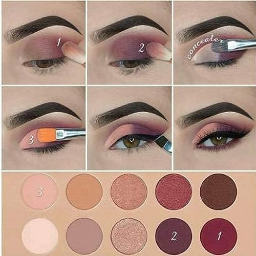 MAPPERZ Color Board Eyeshadow Palette Eye Shadow Makeup Highlighters Kit High Pigmented Professional Make up Matte and Shimmer Shades (60 Colors)