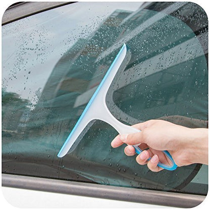 MAPPERZ Car Wash Wiper Windshield and Kitchen Table & Platform Cleaning Wiper Soft Silicone Handle - Multicolor