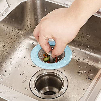 MAPPERZ Silicone Household Kitchen Sink Strainer Jali for Home Bathroom Kitchen Shower/ Blockage-Proof Hair Stoppers Drain Sink Colander Floor Drain