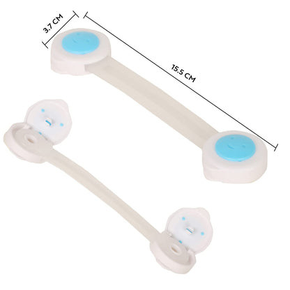 MAPPERZ Baby Infant Child Safety Strip Locks for Cabinets/Drawers/Toilet/Fridge & More