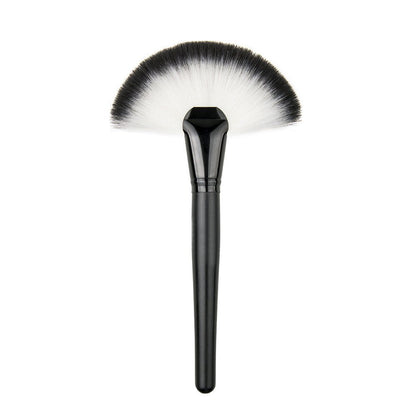 MAPPERZ Professional Fan Makeup Brush Single Soft Face Powder Foundation Blush Sector Fan-shaped Cosmetic Make Up Tool