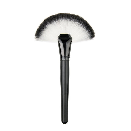 MAPPERZ Professional Fan Makeup Brush Single Soft Face Powder Foundation Blush Sector Fan-shaped Cosmetic Make Up Tool