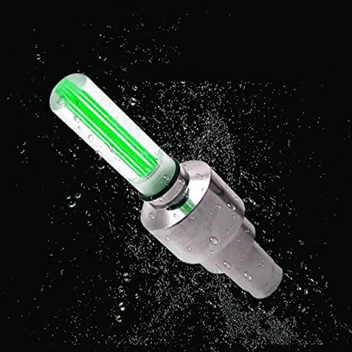 MAPPERZ Wheel Tyre Rim Valve Led Flash Light Cap with Motion Sensors for Car Motorcycles Bicycle Accessories