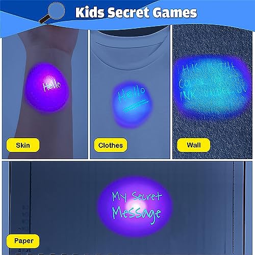 MAPPERZ Invisible Magic Pen with UV-Light Birthday Return Gift Pen for Kids