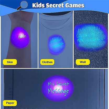 MAPPERZ Invisible Magic Pen with UV-Light Birthday Return Gift Pen for Kids