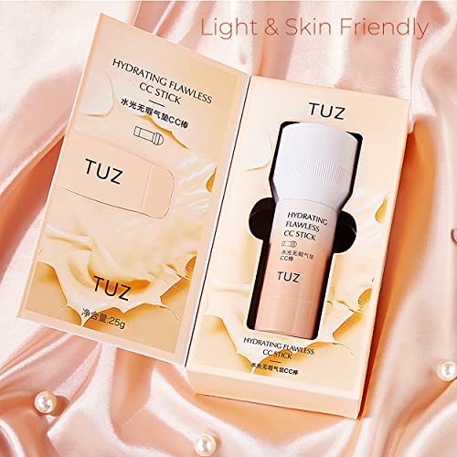 MAPPERZ Air Cushion CC Cream Mushroom Head Foundation Stick Moisturizing CC Stick for Makeup Long Lasting, Waterproof, Full Coverage- 25g