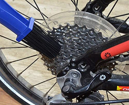MAPPERZ Multipurpose Cycle Motorcycle Bike Chain Cleaner Brush - Multicolor