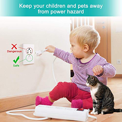 MAPPERZ Electric Socket Cover Guard for Child Proofing Socket Plug Protector for Baby Safety (Pack of 10)
