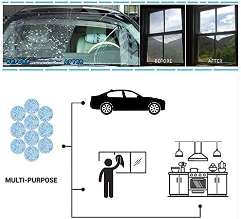 MAPPERZ Windshield Cleaning Tablets, Car Glass Cleaner, Car Glass Cleaner Tablet, Car Window Cleaner, Car Wiper Glass Cleaner (20 Tablet)