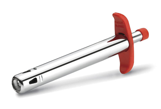 MAPPERZ Stainless Steel Regular Gas Lighter with Easy Grip for Gas Stoves, Restaurants & Kitchen, Easy for Fire Making, Random Color, Pack of 1