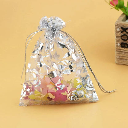 MAPPERZ Party Favor Drawstring Pouch, Shagun Potli Bags for Wedding/Party/Baby Shower, Dry Fruit Pouches, Gift Pouches for Return Gifts