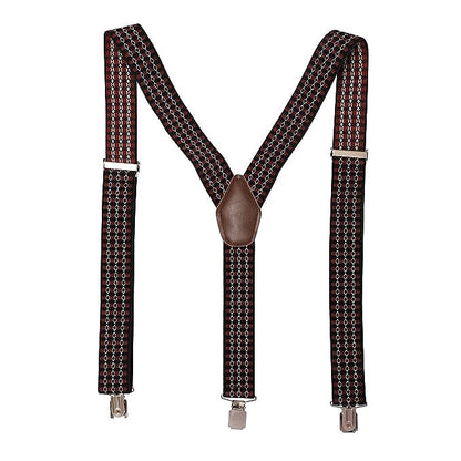 MAPPERZ Clips Suspender 3 Clips and 3.5cm Strap Width Suspender for Men and Women (Random color)