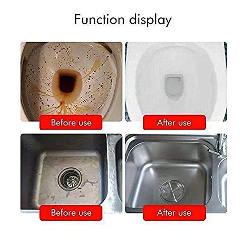 MAPPERZ Powerful Drain Blockage Cleaner Sink Powder/Drain Cleaner & Clog/Automatic Toilet Blockage Cleaner/Powder Agent for Kitchen Toilet Pipe Dredging - 110 GM