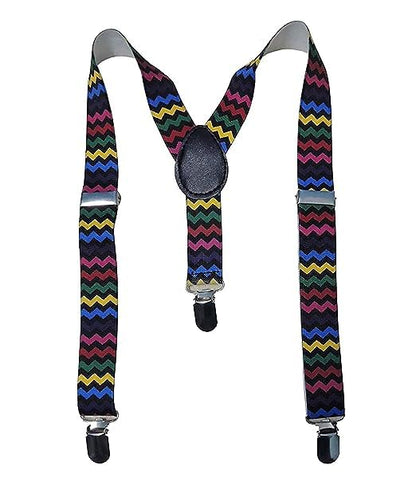 MAPPERZ Clips Suspender 3 Clips and 3.5cm Strap Width Suspender for Men and Women (Random color)
