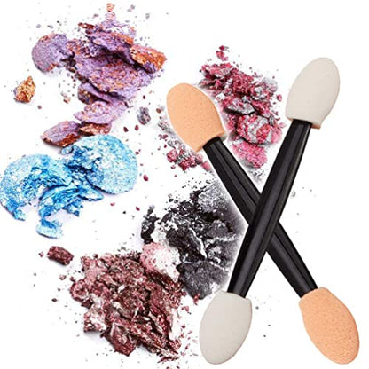 MAPPERZ Professional Double Sided Sponge Eyeshadow Applicator Brush Oval Shape Sponge Applicator (Pack OF 12)