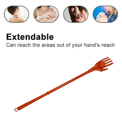 MAPPERZ Khujli Stick Plastic/ Back Body Itch Scratcher Rod/ Massage Stick Portable/ Extendable Telescopic Back Scratcher Hand Massage Tool