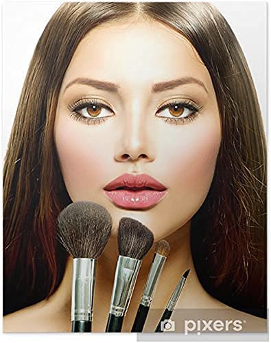 MAPPERZ Makeup Brushes Set Of 12, Eyeliner Eyeshadow Blending Brush, Wool Make Up Brush Set ,Powder Face Foundation, Eyeshadow, Eyeliner, Lip, Cosmetic Brushes