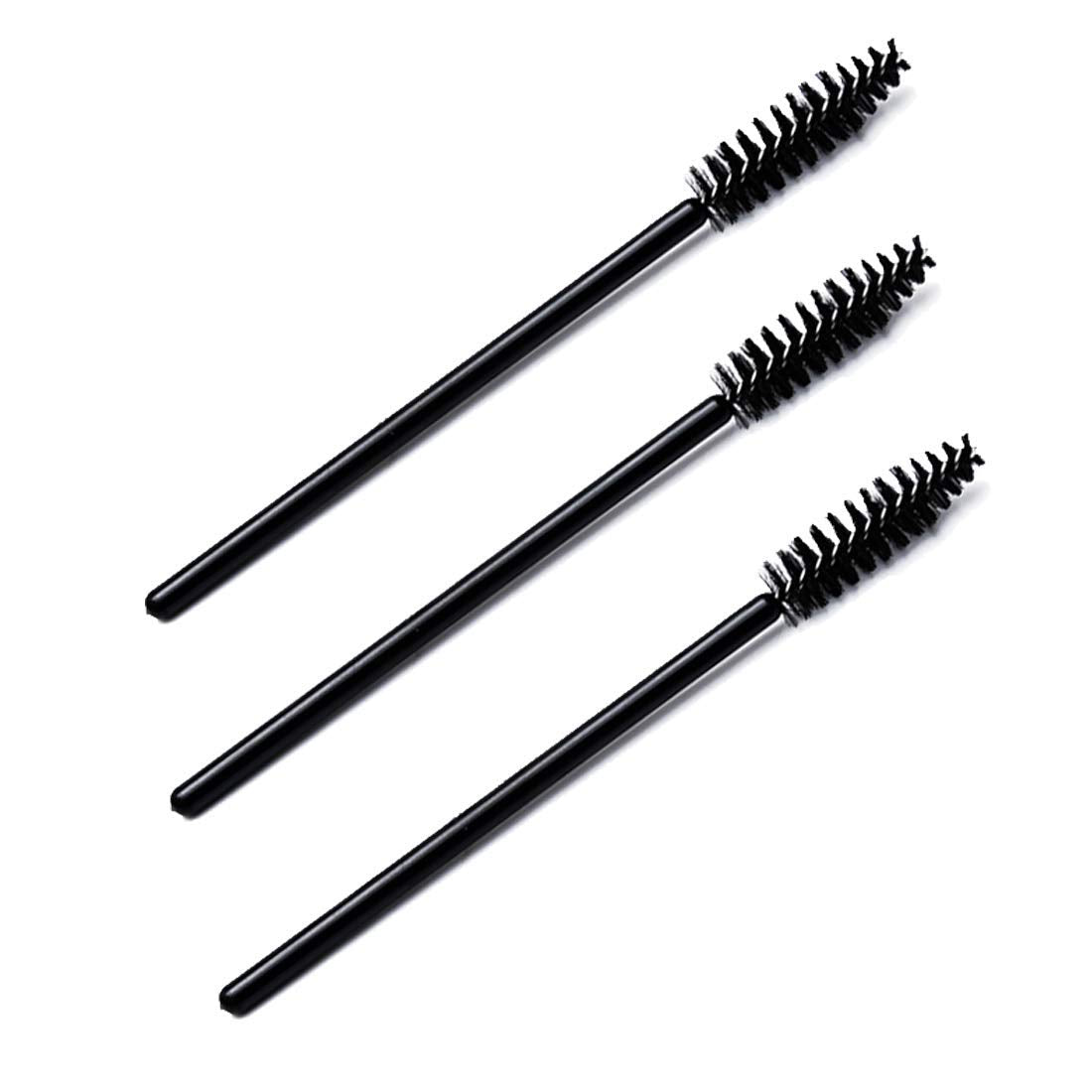 MAPPERZ Mascara Eyelash Wands Brush for Eyelash Extension Eyebrow and Makeup Color/ Makeup Brush Eyebrow Eyelash Comb Wand for Extension Makeup Brush Tool , Black