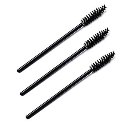 MAPPERZ Mascara Eyelash Wands Brush for Eyelash Extension Eyebrow and Makeup Color/ Makeup Brush Eyebrow Eyelash Comb Wand for Extension Makeup Brush Tool , Black