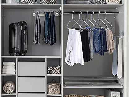 MAPPERZ Plastic Clothes Hanger Space Saving Hangers for Wardrobe