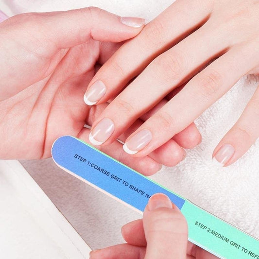 MAPPERZ 7-Sided Nail Buffer, Shiner, Filer for Manicure, Nail Buffer Block for Home and Salon Use - Pack of 2