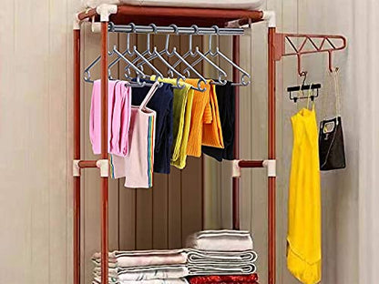 MAPPERZ Plastic Clothes Hanger Space Saving Hangers for Wardrobe