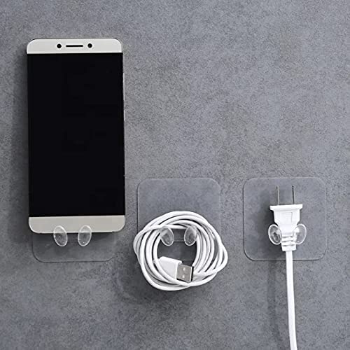 MAPPERZ Wall Mounted Power Plugs Socket Holder Stickers Adhesive Hook for Wall