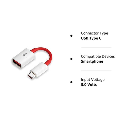 MAPPERZ USB 3.0 to USB Type C OTG Cable Male-Female Adapter Compatible with All C Type Supported Mobile Smartphone and Other Devices (Pack of 1)