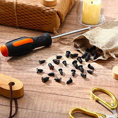 Mapperz Tire Repair Nails 60 Pieces Rubber Screws Fast Tubeless Vacuum Puncture Repair Tool for Car Motorcycle ATV Tire Puncture Repair
