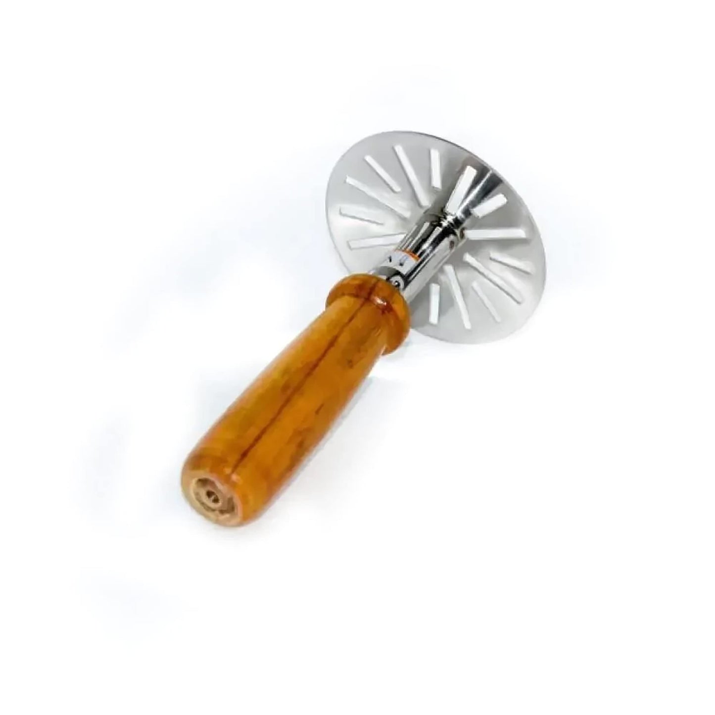 MAPPERZ High Grade Stainless Steel Wooden Handle Masher for Boiled Potato, Vegetable, Pav Bhaji, Stuffed paratha, Masala dosa etc, Heavy Duty Metal Mashing Utensil, Portable Kitchen Tool, Pack of 1