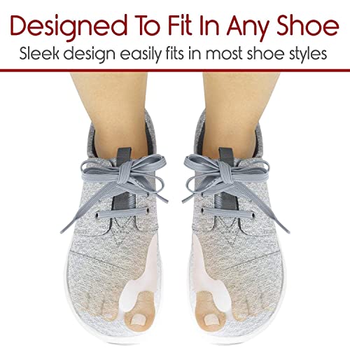MAPPERZ Gel Big Toe Bunion Guards/Toe Spreaders Bunion Pads Big Toe Separator Cushion Straightener/Gel Toe Spacers, Protectors, Corrector - 1 Pair