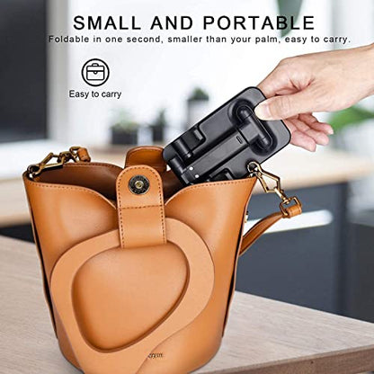 MAPPERZ Cell Phone Stand AngleHeight Adjustable Universal Phone Holder for All Smartphones Desk Foldable Cell Phone Holder Cradle Dock Tablet Stand Case Friendly Compatible with Phone iPad Tablet