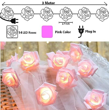 MAPPERZ Led Serial String Lights for Home Decore Copper Wire 12 Stars 138 led Lights for Birthday Festive Decore