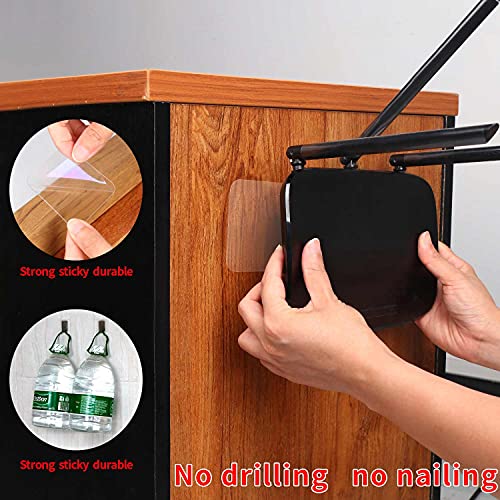 MAPPERZ Double Sided Adhesive Pads for Mounting Two Sided Precut Squares Heavy Duty Tape Sticky Tack Double Sided No Trace Multipurpose Removable Tape for Wall Hanging Nano Wall Mount Gel (Pack Of 10)