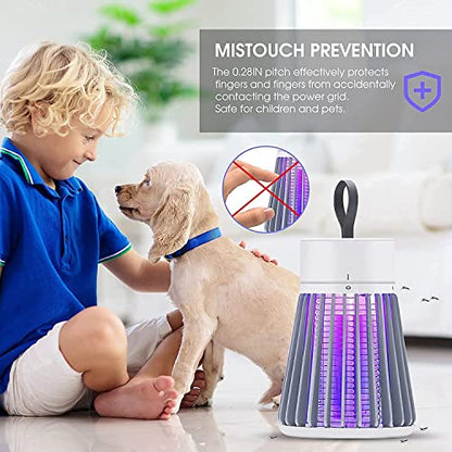 MAPPERZ Electric Mosquito Killer PVC Mosquito Insect Bug Zapper Screen Protector Killer LED Lamp Eco Friendly Electronic Insect Trap Repellent Machine for Home (Multicolor)